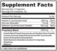 Load image into Gallery viewer, Pure Neuro Supplement Facts – brain health formula with Vitamin C, Zinc, Selenium, and 1281 mg proprietary nootropic blend by PureLife Organics
