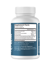 Load image into Gallery viewer, PureLife Organics Pure Neuro Supplement Facts label with Vitamin C, Zinc, Selenium, and proprietary nootropic blend for brain health
